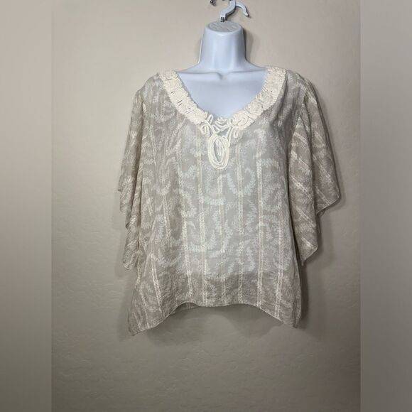 ANTHROPOLOGIE HD in Paris  Solstice Breeze Tunic Top 6 - Picture 1 of 8